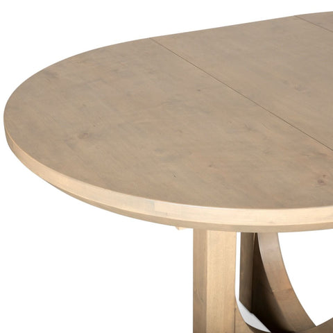 Grassroots Mission Round Extension Dining Table