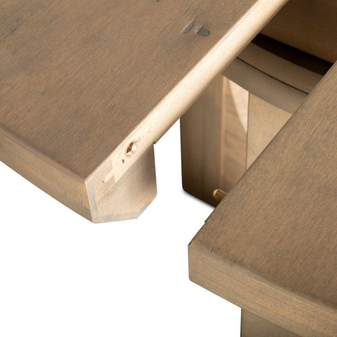 Grassroots Mission Round Extension Dining Table