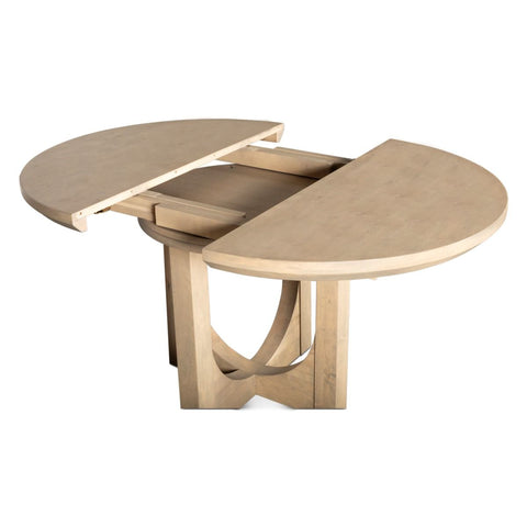 Grassroots Mission Round Extension Dining Table