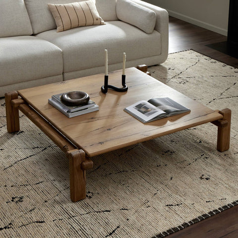 Marcia Square Coffee Table - Raw MDF 1