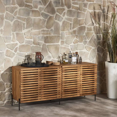 Webb Outdoor Sideboard - Natrual Bronze