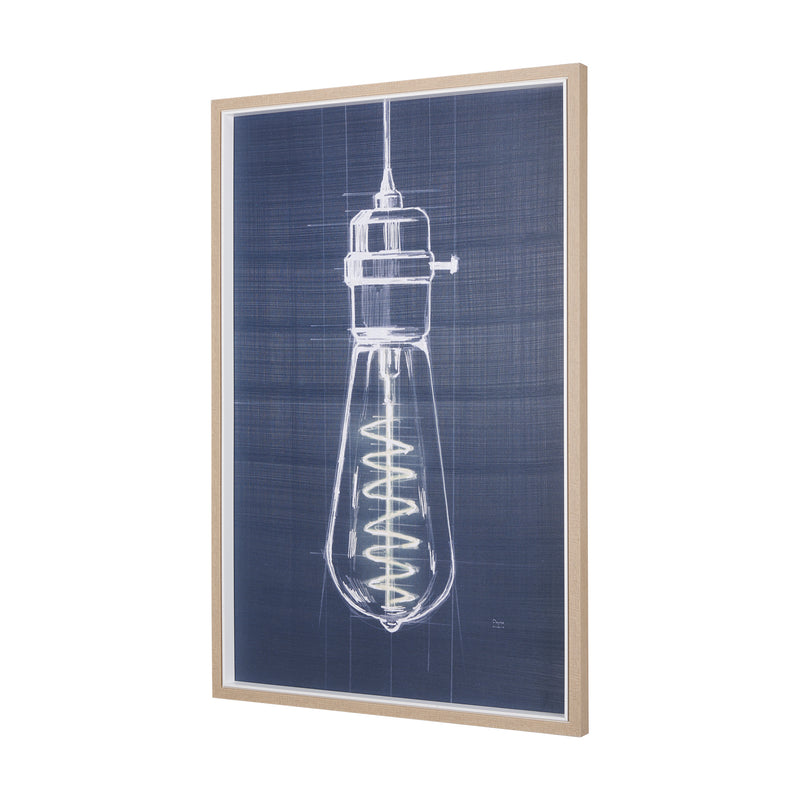 Bright Idea I Wall Art Exposed Edison Bulb