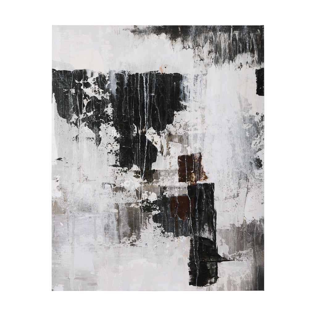 The Fog II Wall Art Stretched Canvas Modern Abstract