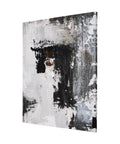 The Fog Abstract Modern Art Stretched Canvas