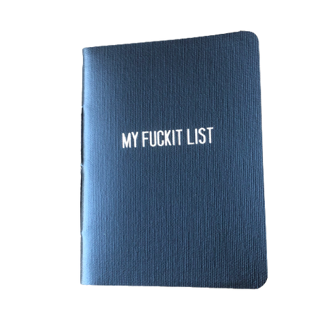 My Fuckit List Rude Book Journal