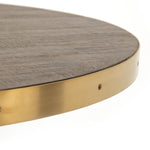 Brass Metal Edge Detail Tabletop