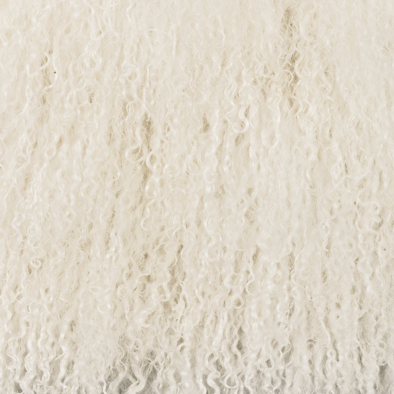 Ashland Armchair-Mongolia Cream Fur/Drifted Matte Black Furniture