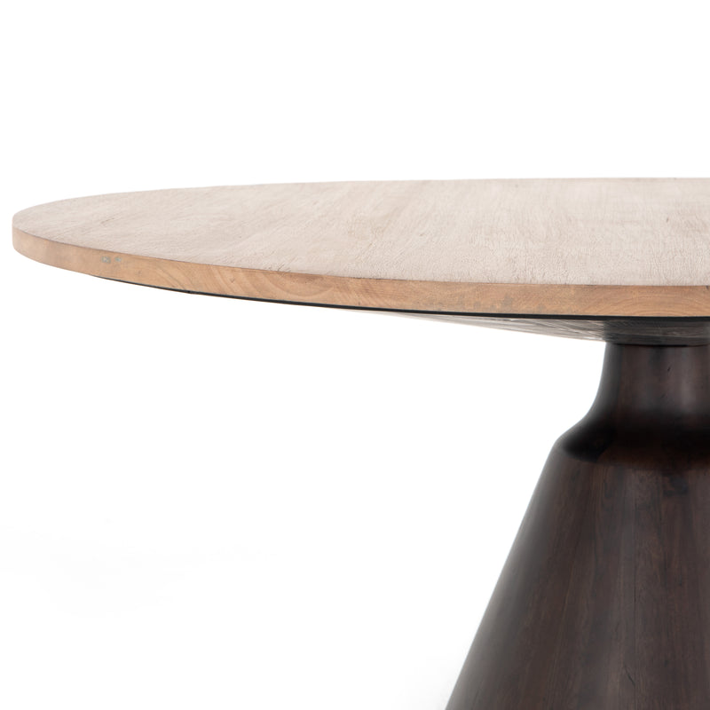 Bronx Dining Table-Light Brushed Parawood Furniture Title: Default Title