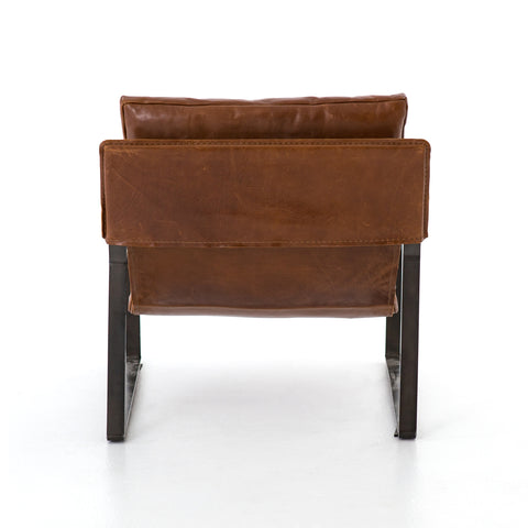 Emmett Leather Sling Chair - Dakota Tobacco