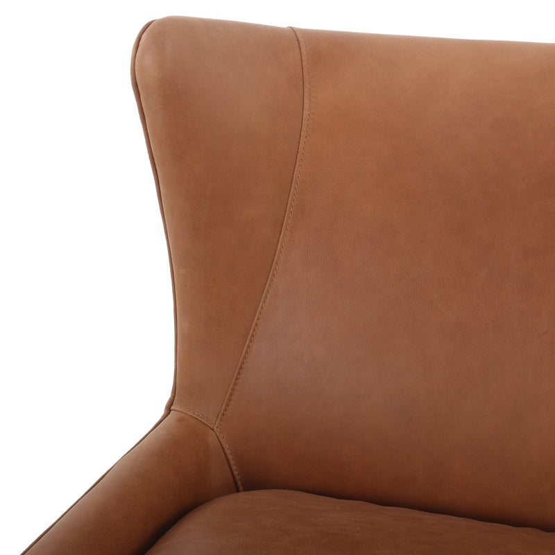 Marlow Wing Chair - Palermo Cognac