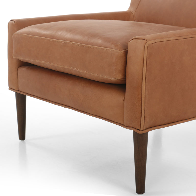 Marlow Wing Chair - Palermo Cognac