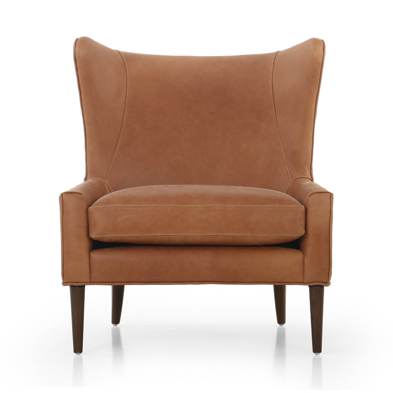 Marlow Wing Chair - Palermo Cognac