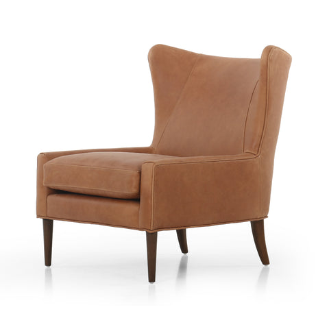Marlow Wing Chair - Palermo Cognac