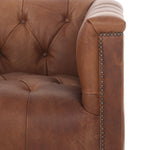 Maxx Leather Swivel Chair - Heirloom Sienna
