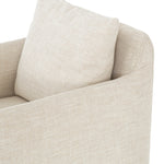 Banks Swivel Chair-Cambric Ivory Furniture