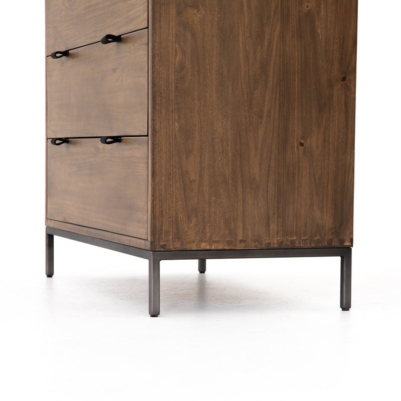 Trey 5 Drawer Dresser-Auburn Poplar