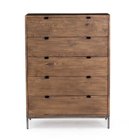 Four Hands Trey 5 Drawer Dresser Auburn Poplar Four Hands Trey 5 Drawer Dresser Auburn Poplar