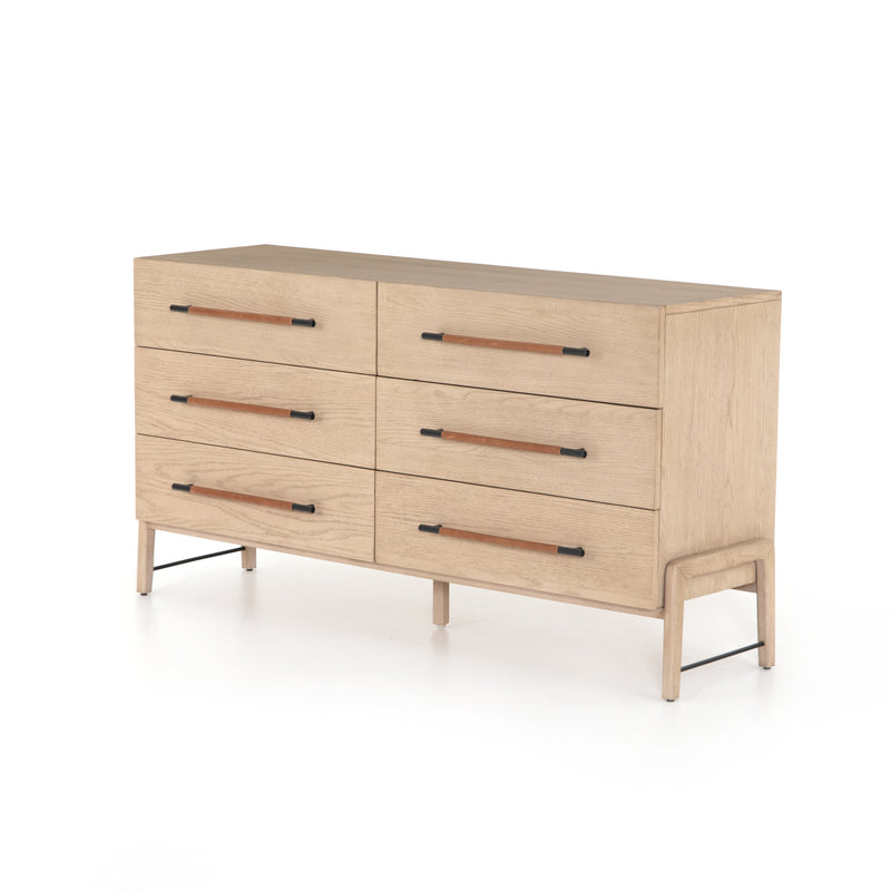 Rosedale 6 Drawer Dresser-Yucca Oak