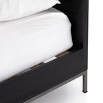 Trey Bed - Black Wash Poplar