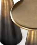 Cameron Accent Tables, Set Of 2-Brass Furniture Title: Default Title