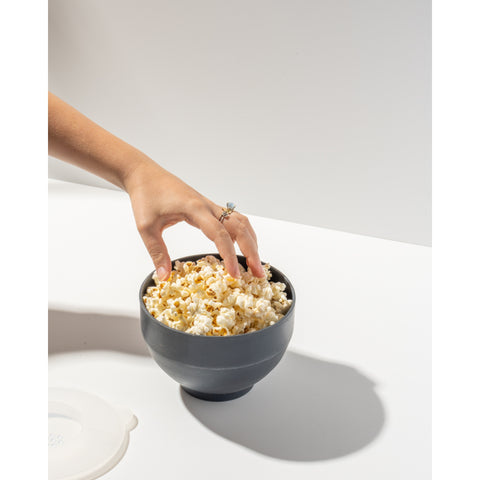 The Popper + Microwave Popcorn + Healthy Alternative + No Oil + No Preservatives + Healthy Snacking + Silicone + dishwasher Safe