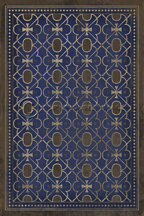 Pattern 05 "Inspector Lestrade" Vinyl Floorcloth