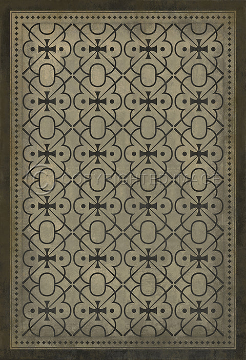 Pattern 05 "Watson" Vinyl Floorcloth