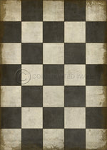 Pattern 07 "Checkered Past" Vinyl Floorcloth