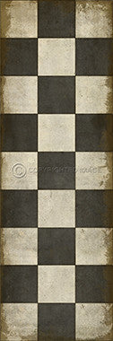 Pattern 07 "Checkered Past" Vinyl Floorcloth