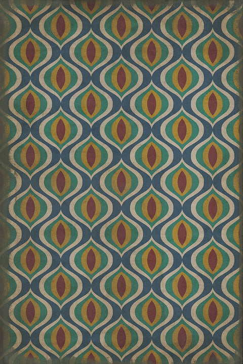 Pattern 15 "Constantinople" Vinyl Floorcloth