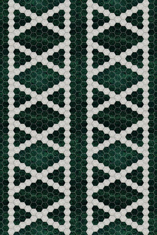C+H Designs "Hype Park" Vinyl Floorcloth Vinyl Floorcloths 24x36: 24x36