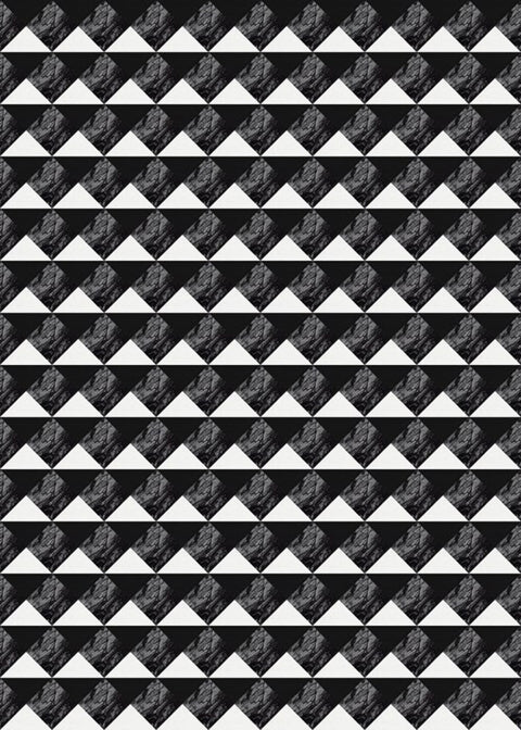 C+H Designs "House Of Gray" Vinyl Floorcloths Vinyl Floorcloths 24x36: 120x168