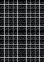 C+H Designs "Night Way" Vinyl Floorcloth Vinyl Floorcloths 24x36: 120x168