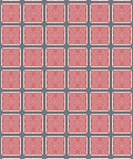 C+H Designs "Red Letter" Vinyl Floorcloth Vinyl Floorcloths 24x36: 72x108