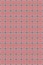 C+H Designs "Red Letter" Vinyl Floorcloth Vinyl Floorcloths 24x36: 96x144