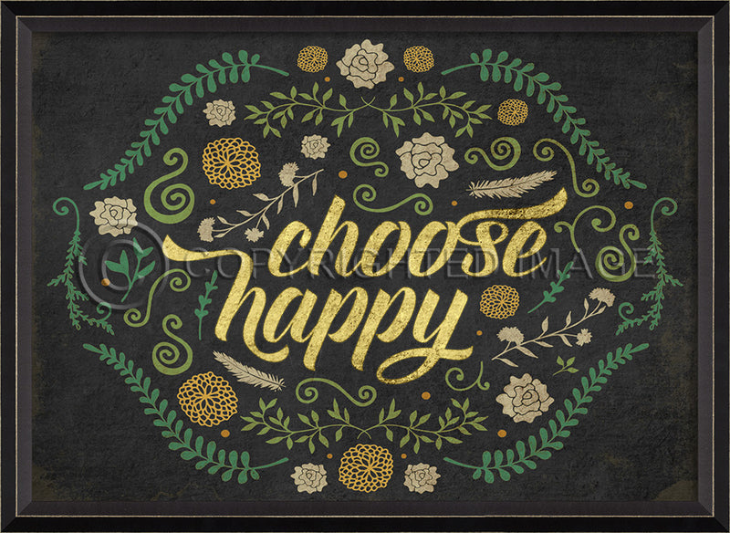 Happy Thoughts Wall Art: Choose Happy