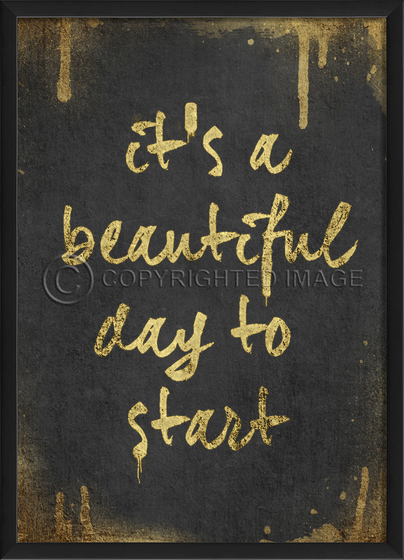 Happy Thoughts Wall Art: A Beautiful Day
