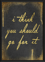 Happy Thoughts Wall Art: Go For It
