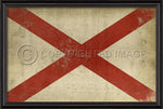 Alabama State Flag Wall Art Wall Art