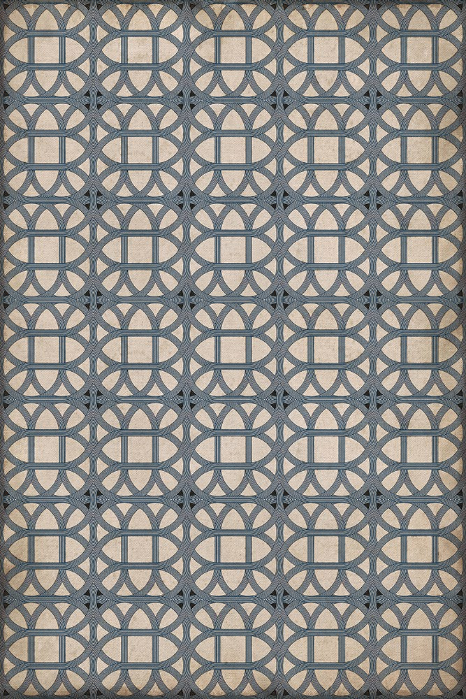 Williamsburg Lamerie Lattice "James Geddy" Vinyl Floorcloth