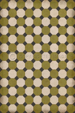 Williamsburg Octagons "Sherman" Vinyl Floorcloth