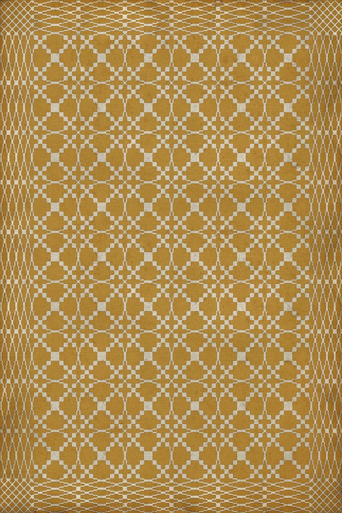 Williamsburg Woven "Essex EST 1692" Vinyl Floorcloth