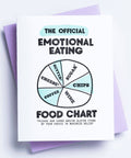 The Official Emotional Eating Food Chart + Lettepress Greeting Card