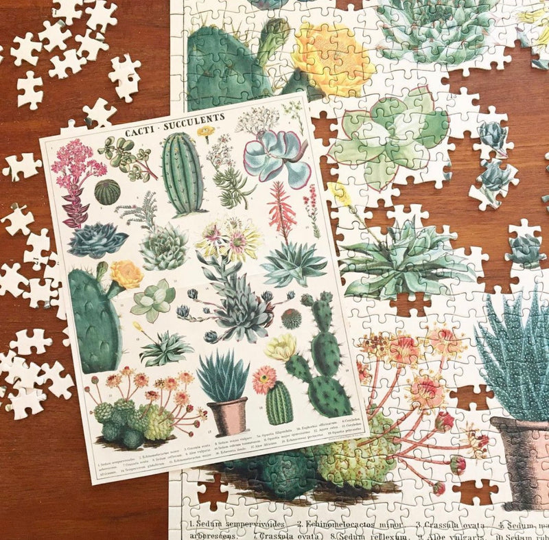 Cavallini Cacti & Succulents Puzzle