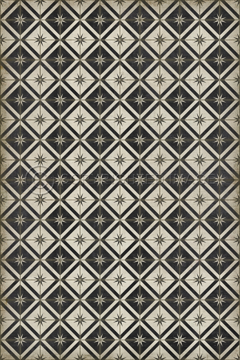 Lehigh Valley Furniture Flooring Vinyl Floorcloth Moravian Star Bethlehem Star Pet Safe Kid Friendly Rug Vintage Tile