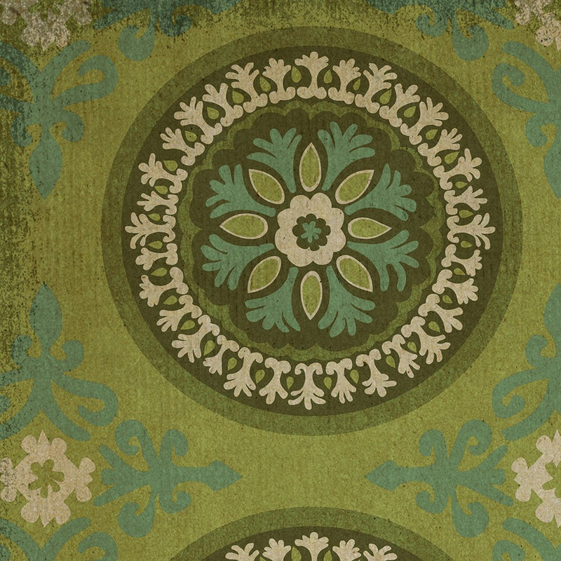 Pattern 43 "Dharma" Vinyl Floorcloth