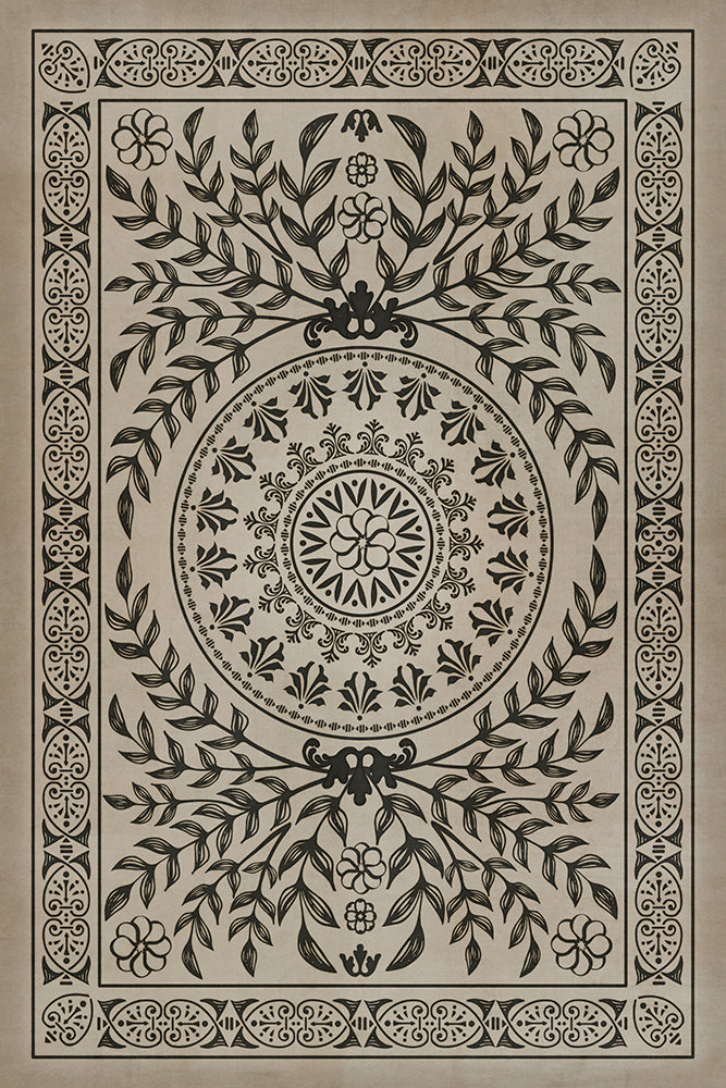 Pattern 40 "Drummond Castle" Vinyl Floorcloth