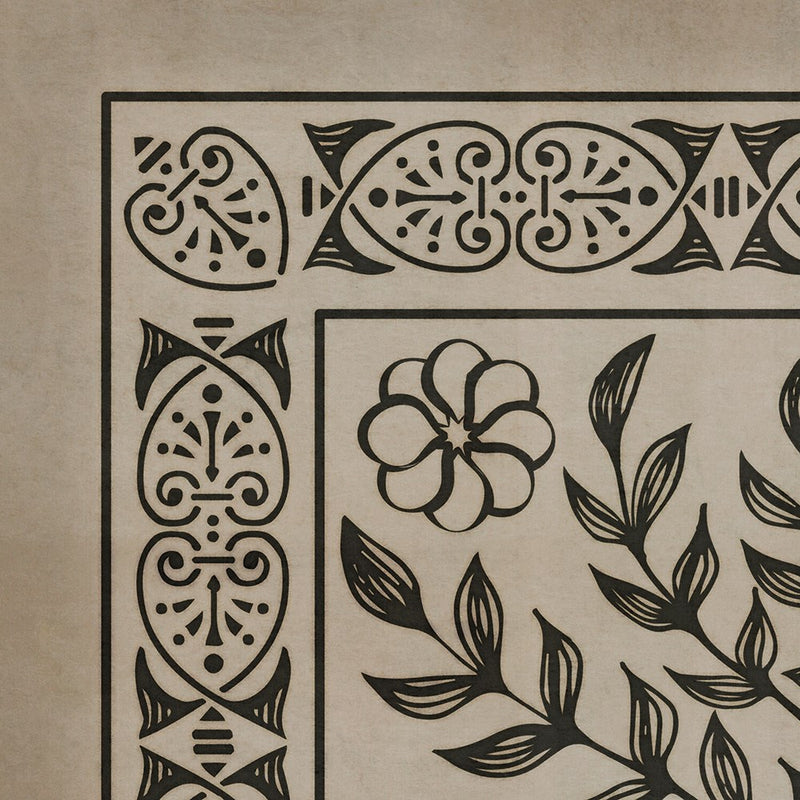 Pattern 40 "Drummond Castle" Vinyl Floorcloth