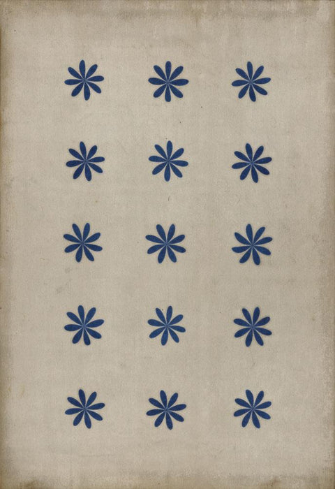 Pattern 48 "Cloche" Vinyl Floorcloth - Spicher & Co.