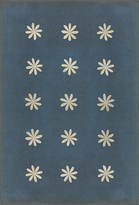 Pattern 48 "Kibbutz" Vinyl Floorcloth - Spicher & Co.